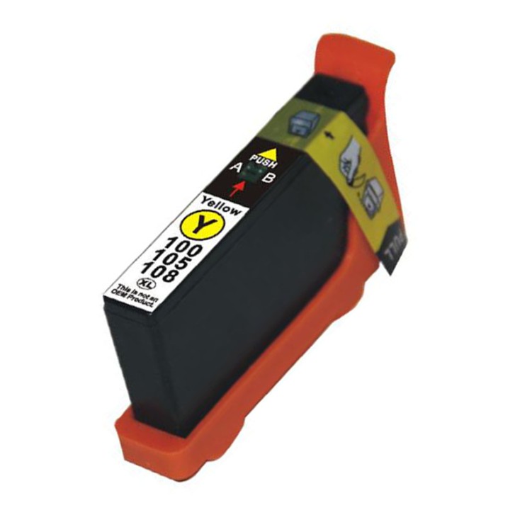 Compatible Tinta LEXMARK 100XL Amarillo 14N1071E