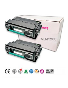 Compatible Pack 2 x Toner SAMSUNG MLT-D203E / D203E