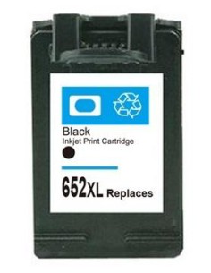 Compatible HP 652XL Negro Cartucho de Tinta F6V25AE
