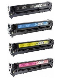 Pack 4 x Toner Compatible HP CC530A CC531A CC532A CC533A