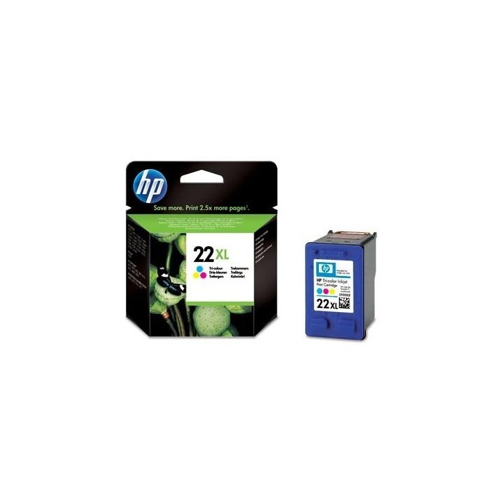 HP 22XL TRICOLOR CARTUCHO DE TINTA ORIGINAL C9352CE.0
