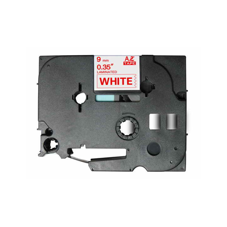 Compatible Cinta Rotuladora BROTHER TZE-222 ROJO / BLANCO