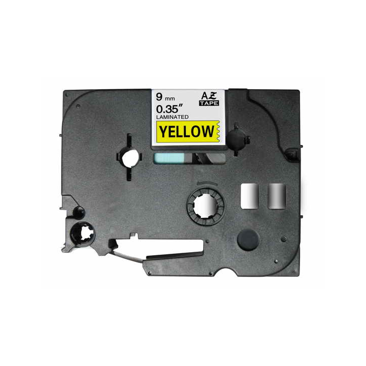 Compatible Cinta Rotuladora BROTHER TZE-621 Negro / Amarillo