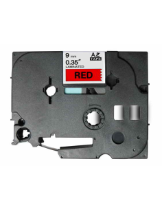 Compatible Cinta Rotuladora BROTHER TZE-421 Negro / ROJO