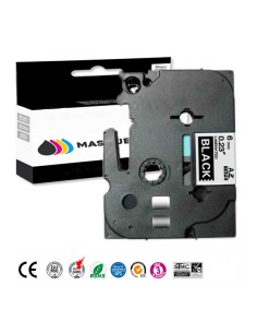 Compatible Cinta Rotuladora BROTHER TZE-315 BLANCO / Negro