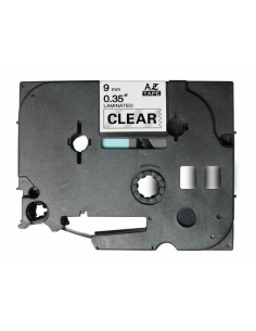 Compatible Cinta Rotuladora BROTHER TZE-121 Negro