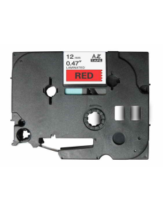 Compatible Cinta Rotuladora BROTHER TZE-431 Negro / ROJO