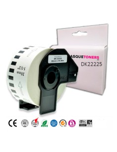 Compatible Cinta Termica BROTHER DK22225 Blanco 38mm