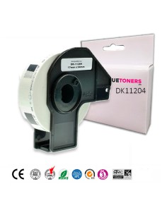 Compatible Etiqueta Brother DK11204 Precortadas Multiproposito de Papel Térmico