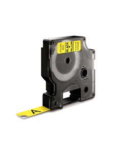 Cinta Rotuladora Compatible DYMO D1 45018 Negro Amarillo