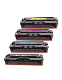 Pack 4 x Toner Compatible HP CF530A CF531A CF532A CF533A