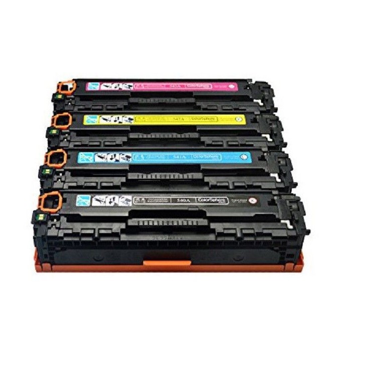 Pack 4 x Toner Compatible HP CF540A CF541A CF542A CF543A