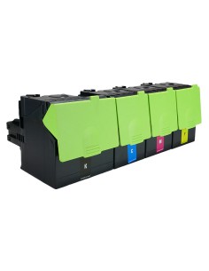 Compatible Pack 4 x Toner LEXMARK CS310 / CS410 / CS510