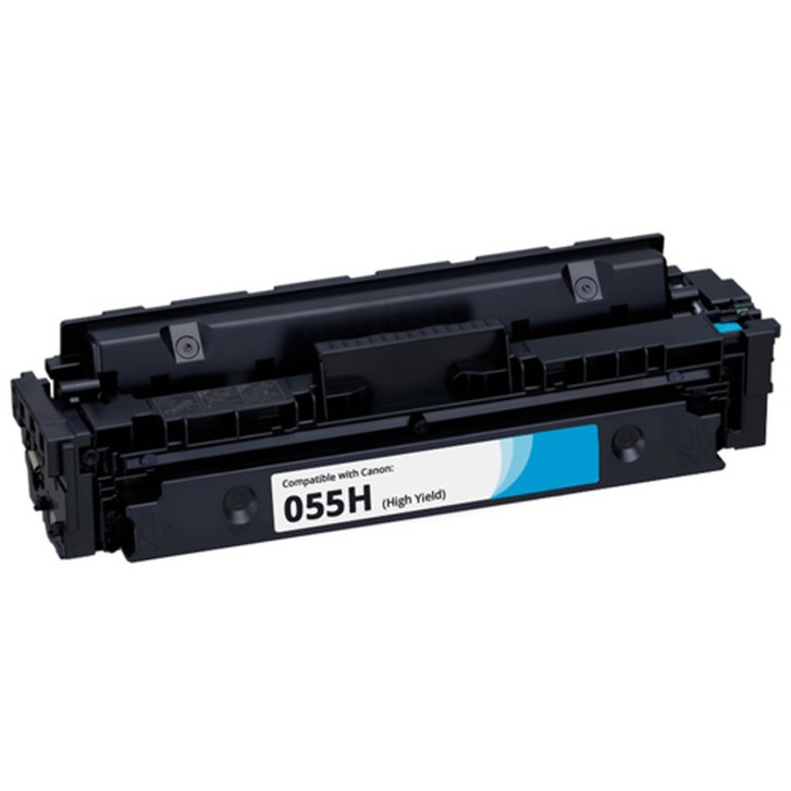 Compatible Toner Canon 055H / 055 Cyan (SIN CHIP) 3019C002