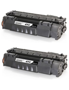 Compatible Pack 2 x Toner HP Q5949X / 49X Negro