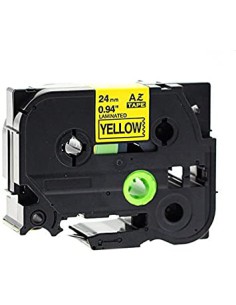 Compatible Cinta Rotuladora BROTHER TZE-651 Negro  Amarillo