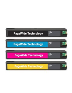 Compatible Pack 4 x Tinta HP 913A V.10 Pigmentada