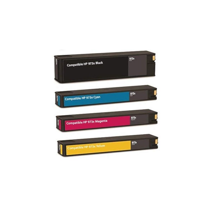 Compatible Pack 4 x Tinta HP 973X V.10 Pigmentada