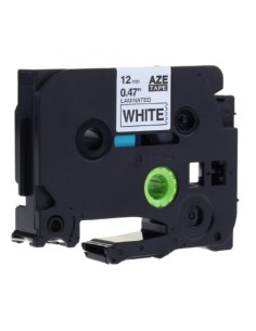Compatible Cinta Rotuladora Brother TZe251 Cinta Laminada Generica de Etiquetas - Texto negro sobre fondo blanco - Ancho 24mm x 8 metros