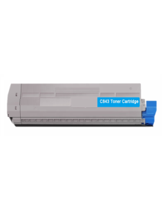 Compatible Toner OKI C823  C833  C843 Cyan 46471103