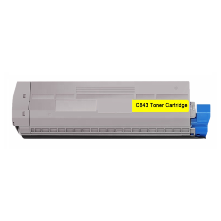 Compatible Toner OKI C823  C833  C843 Amarillo 46471101