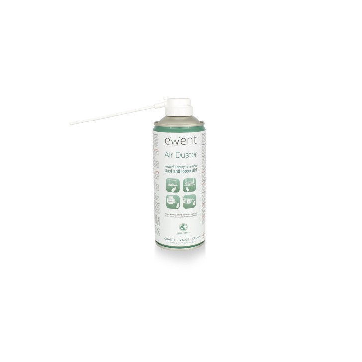 Ewent EW5601 kit de limpieza para computadora Lugares difíciles de alcanzar Limpiador de aire comprimido para limpieza de equipo