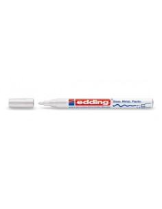 MARCADOR PERMANENTE 1-2MM 751 BLANCO EDDING 751-049