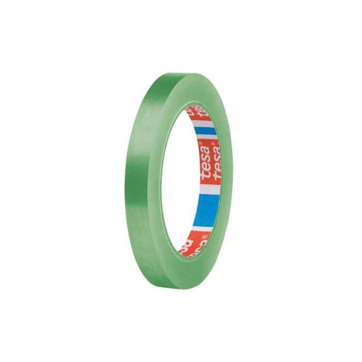 CINTA DE EMBALAJE EN PVC DE COLORES 12MM.X66M. VERDE TESA 60404-00042-00