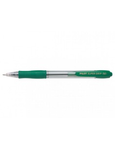BOLIGRAFO RETRACTIL SUPERGRIP 1.0MM VERDE PILOT BPGP-10R-M-G