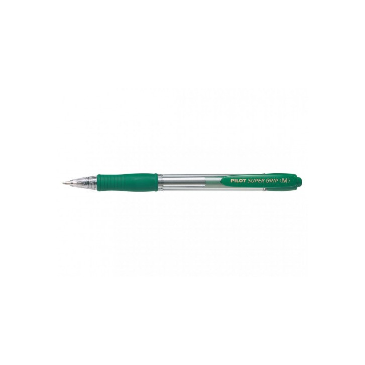 BOLIGRAFO RETRACTIL SUPERGRIP 1.0MM VERDE PILOT BPGP-10R-M-G