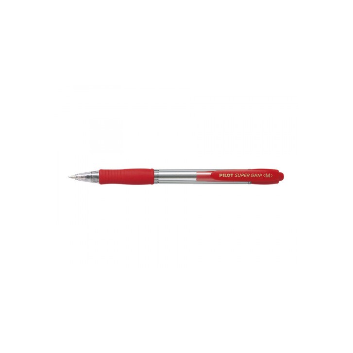 BOLIGRAFO RETRACTIL SUPERGRIP 1.0MM ROJO PILOT BPGP-10R-M-R