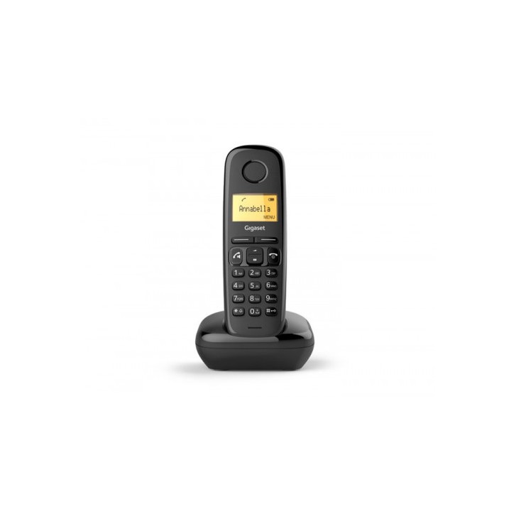 Gigaset A270 Teléfono DECT Identificador de llamadas Negro