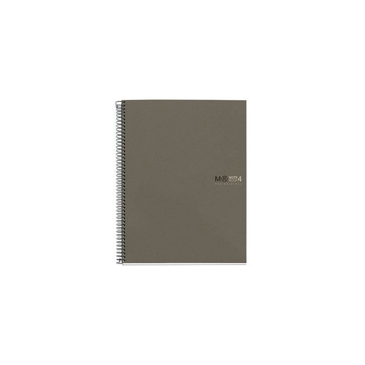 CUADERNO 100% RECICLADO NB-4 A4 120HOJAS ECOGRIS MIQUELRIUS 6082