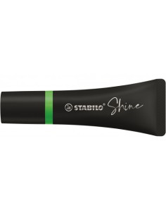MARCADOR FLUORESCENTE SHINE VERDE STABILO 76/33