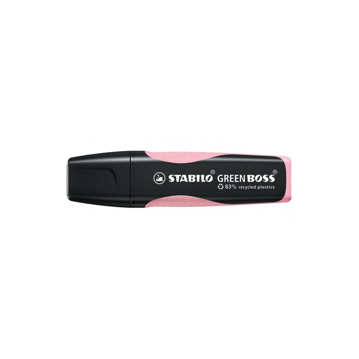 MARCADOR FLUORESCENTE GREEN BOSS PASTEL RUBOR ROSA STABILO 6070/129