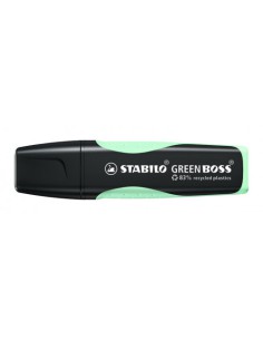 MARCADOR FLUORESCENTE GREEN BOSS PASTEL PIZCA DE MENTA STABILO 6070/116