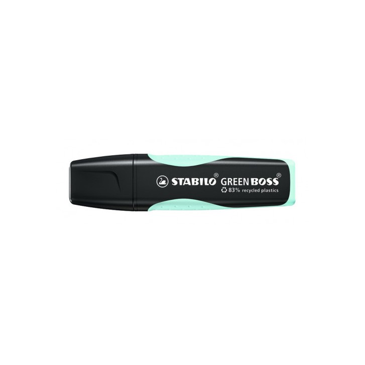 MARCADOR FLUORESCENTE GREEN BOSS PASTEL TOQUE DE TURQUESA STABILO 6070/113