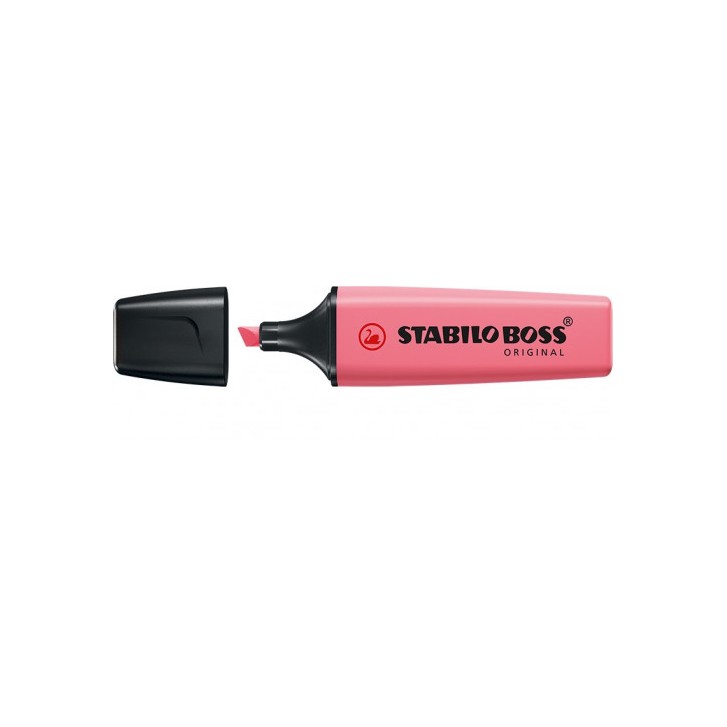 MARCADOR FLUORESCENTE BOSS PASTEL ROSA CEREZO EN FLOR STABILO 70/150