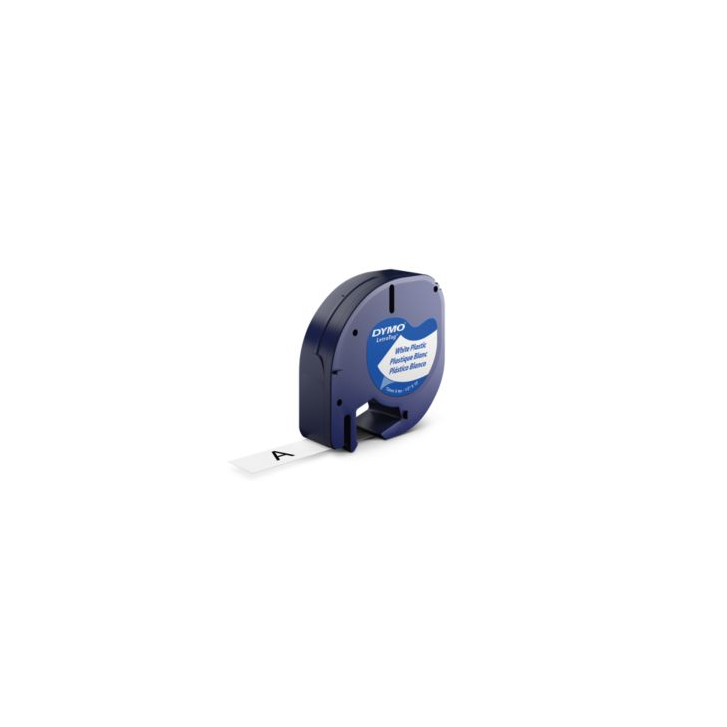 CINTAS LETRATAG PLÁSTICO 12MM X 4 M NEGRO/BLANCO DYMO S0721660