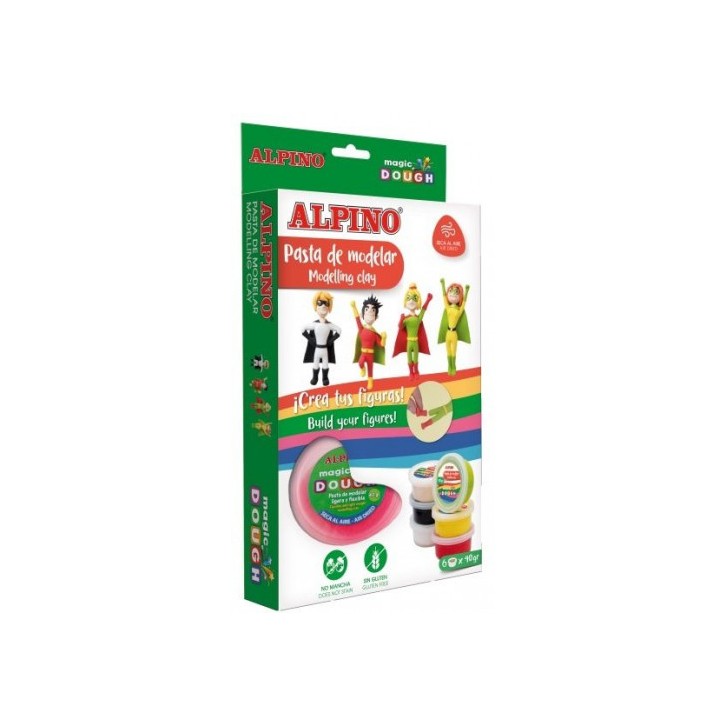 Alpino DP000207 compuesto para cerámica y modelaje Arcilla de modelar 240 g Multicolor 1 pieza(s)