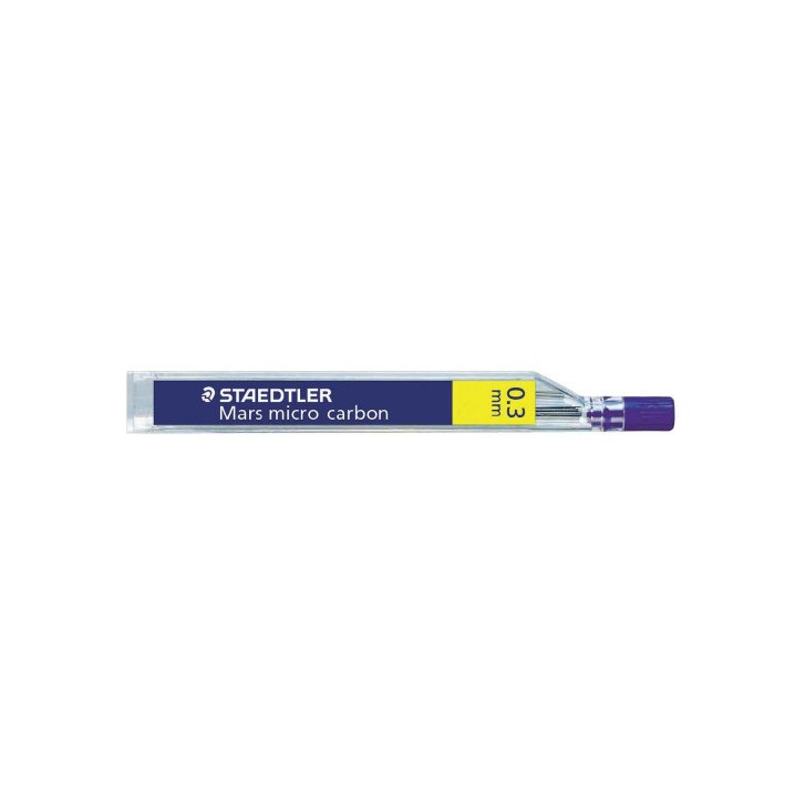 MINAS MICRO CARBON 250, 0,3MM, GRAD. B STAEDTLER 250 03-B