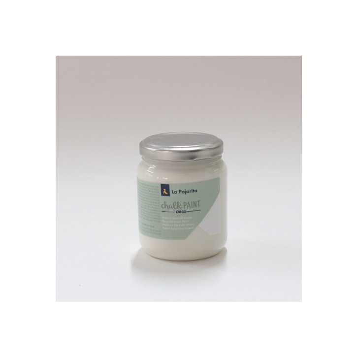 La Pajarita Chalk paint white cotton 0,175 L