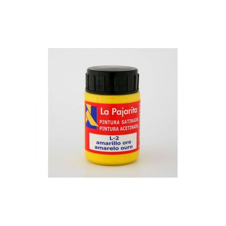PAJARITA SATINADA L-02 AMARILLO ORO. 75ML LA PAJARITA 110416