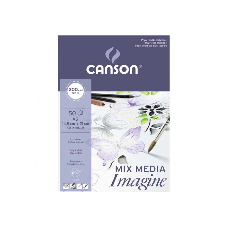 Canson Imagine Arte de papel 25 hojas