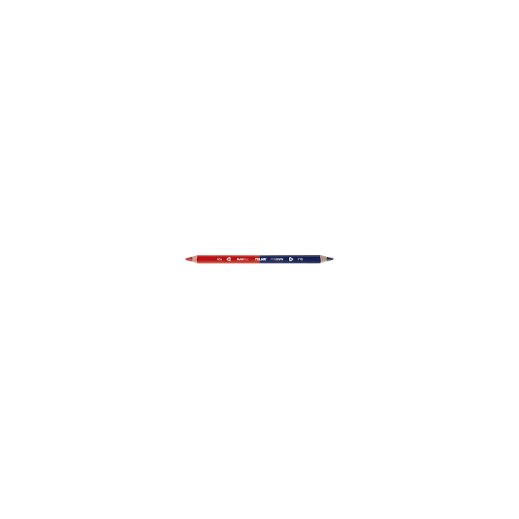 LÁPICES BICOLORES MAXI AZUL - ROJO TRIANGULARES MILAN 702612