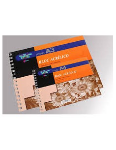 CUADERNO DIBUJO A3 ACRÍLICO 12 HJS. 400GMS. HSAC WONDER ART BY PRYSE 6230052