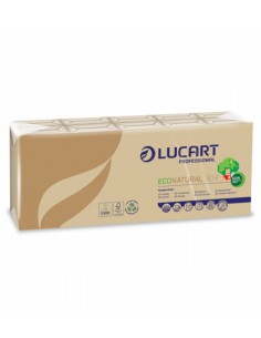 PACK 10 PAQUETES DE 9 PAÑUELOS DE BOLSILLO ECONATURAL PERFUMADO LUCART CE735