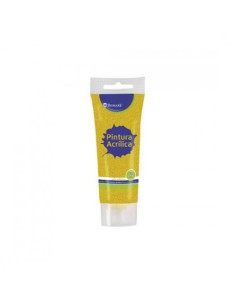 BOTE PINTURA ACRILICA 75 ML ORO CON GLITTER BISMARK 328672