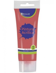 BOTE PINTURA ACRILICA 75 ML ROJO BISMARK 328525