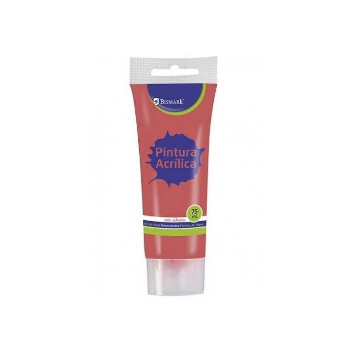 BOTE PINTURA ACRILICA 75 ML ROJO BISMARK 328525